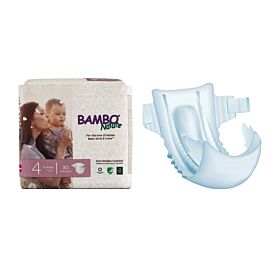 Bambo Nature Disposable Diapers, Size 4,  15-40 lbs.