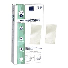 Abena Calcium Alginate Wound Dressing, 4" x 8"