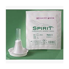 Spirit Style 3 Hydrocolloid Sheath Male External Catheter, Small 25 mm