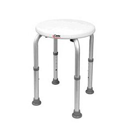 Adjustable Round Shower Stool For Narrow Tubs
