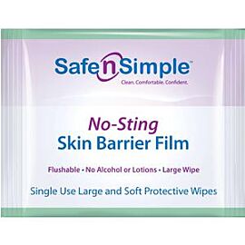 No-Sting Skin Barrier Wipes, 5" x 7"