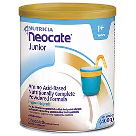 Neocate Junior Pediatric Nutrition Chocolate Powder 14 oz. Can