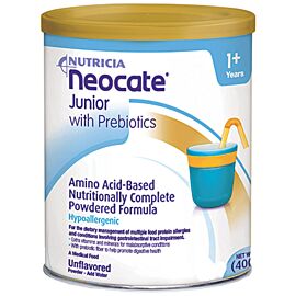 Neocate Junior, Unflavored with Prebiotics, 14.1 oz / 400 g