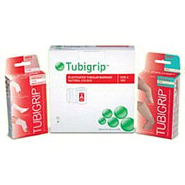 Tubigrip Elasticated Tubular Bandage, Natural, Size E, 3-1/2" x 1 yd. (Large Ankle, Medium Knee, Small Thigh)