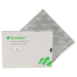 Exufiber Gelling Fiber Wound Dressing, 4" x 4.8"