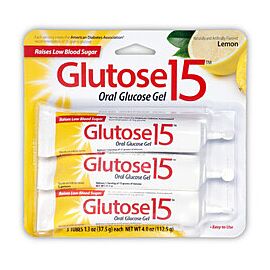 Glutose 15 40% Strength Gel Glucose Supplement 3 per Pack