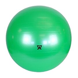 CanDo Inflatable Exercise Ball, Green, 26 Inches
