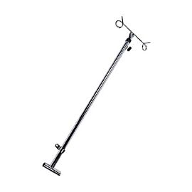 drive Telescoping IV Pole, For Use With Wheelchair, 41.5 in. L x 3 in. W x 11 in. H, Steel