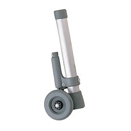 drive Wheels with Brakes, Walker, For Use With Wheeled Walkers, 14 in. L x 3 in. W x 1 in. H