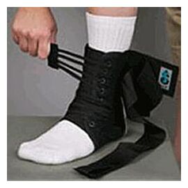 ASO Lace Up Ankle Brace with Hook and Loop - Secure Ankle Support