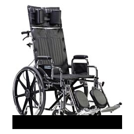 drive Sentra Reclining Wheelchair, 22-Inch Seat Width