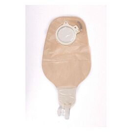 Assura Magnum Two-Piece Drainable Transparent Ostomy Pouch, 12½ Inch Length, 3/8 to 1-3/8 Inch Stoma