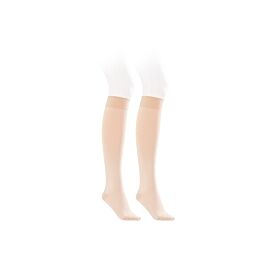 Jobst Knee-High Compression Closed Toe Stockings, Medium, Natural