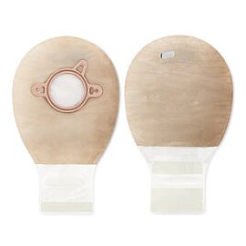 New Image 2-Piece 7'' Drainable Filtered Ostomy Pouch Beige