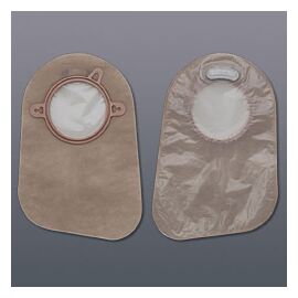 New Image Two-Piece Closed End Transparent Filtered Ostomy Pouch, 9 Inch Length, 1¾ Inch Flange