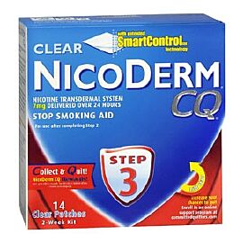 Nicoderm CQ 7 mg Strength Stop Smoking Aid