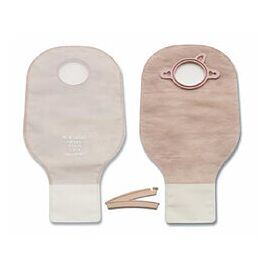 New Image Colostomy Pouch, Drainable - 2-Piece System, 1 Sided Panel, Ultra Clear, 12"L