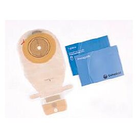 Assura EasiClose WIDE Outlet One-Piece Drainable Transparent Colostomy Pouch Kit, 11¼ Inch Length, 3/8 to 2¾ Inch Stoma