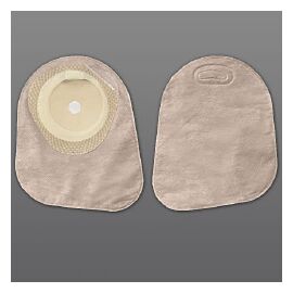 Premier One-Piece Closed End Beige Colostomy Pouch, 7 Inch Length, 1-3/8 Inch Stoma