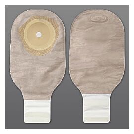 Premier One-Piece Drainable Beige Filtered Colostomy Pouch, 12 Inch Length, 1-3/8 Inch Stoma