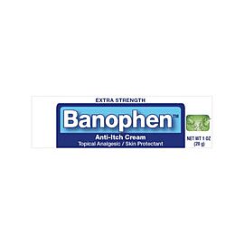 Banophen Itch Relief Cream 30 Gram Tube