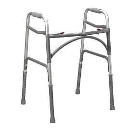 drive Aluminum Bariatric Dual Release Walker, 32 – 39 Inch Height