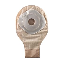 ActiveLife One-Piece Drainable Opaque Colostomy Pouch, 10 Inch Length, 3/4 Inch Stoma