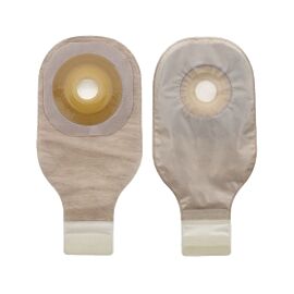 Premier One-Piece Drainable Transparent Colostomy Pouch, 12 Inch Length, 1-1/8 Inch Stoma