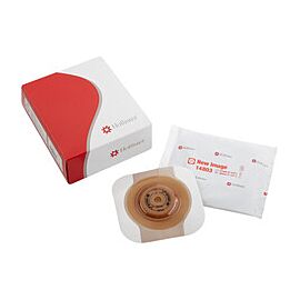 FlexTend Ostomy Barrier, 2-Pc - Adhesive Tape, Hydrocolloid, Convex, Floating Flange Shape, Cut to Fit, Extended Wear