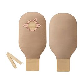 New Image Drainable Beige Colostomy Pouch, 12 Inch Length, 2¾ Inch Flange