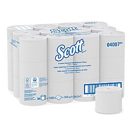 Scott Essential Toilet Paper, 2-Ply, Coreless Roll - 3.9 in x 4 in