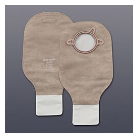 New Image Colostomy Pouch, Drainable - 2-Piece System, Beige, 12" L