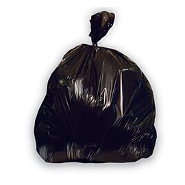 Heritage Trash Bags, Medium Duty, 16 gal, 0.50 mil - Flat Pack, Black, 24 in x 32 in