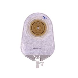 Assura One-Piece Transparent Urostomy Pouch, 10¾ Inch Length, 25 mm Stoma