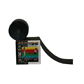 CanDo Exercise Resistance Band, Black, 5 Inch x 50 Yard, X-Heavy Resistance