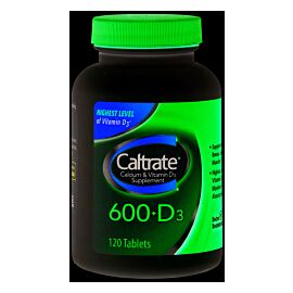 Caltrate 600 + D Vitamin D-3 / Calcium Carbonate Joint Health Supplement