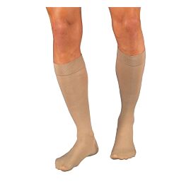 Relief Compression Knee-High Stockings, Large, Beige