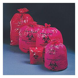 McKesson Infectious Waste Bags - Red, 0.43 mil, 10-15 gal Capacity