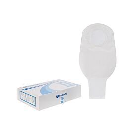 Sur-Fit Natura Two-Piece Drainable Transparent Colostomy Pouch, 12 Inch Length, 2¼ Inch Flange