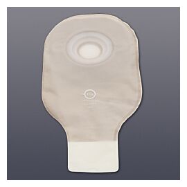 Premier Flextend One-Piece Drainable Transparent Colostomy Pouch, 12 Inch Length, 1½ Inch Stoma