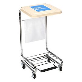 McKesson Hamper Stand- for Soiled Linen, 4 Casters, 30-33 gal Capacity