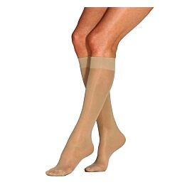 Jobst UltraSheer Compression Knee-High Stockings, Medium, Sun Bronze