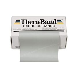 TheraBand Exercise Resistance Band, Silver, 6 Inch x 6 Yard, 2X-Heavy Resistance