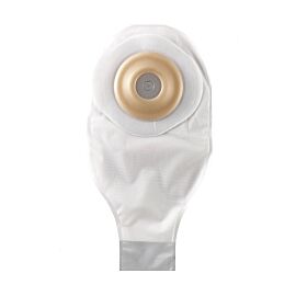 ActiveLife One-Piece Drainable Transparent Colostomy Pouch, 12 Inch Length, 1-3/8 Inch Stoma
