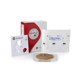 New Image CeraPlus Ostomy Barrier, 2-Pc - Adhesive Tape, Convex Light, Cut to Fit, Extended Wear, 70 mm Flange, 2" Opening