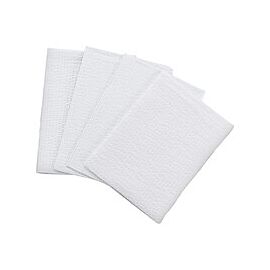Tidi Procedure Towels, 3-Ply with Polyback, Waffle Embossed - White, 17 in x 18 in