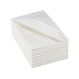 McKesson Procedure Towels - 3-Ply Waffle, Polyback, White, 13 x 18 in