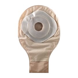 ActiveLife One-Piece Drainable Opaque Colostomy Pouch, 10 Inch Length, 1¼ Inch Stoma