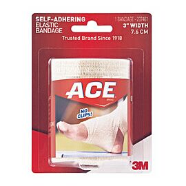3M ACE Compression Wrap - Elastic Bandage, Self-Adherent Closure