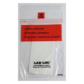 LAB-LOC Specimen Transport Bag with Document Pouch and Absorbent Pad